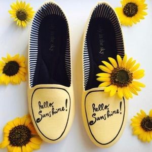 Loly in the Sky “Hello Sunshine!” Loafer Flats 💛